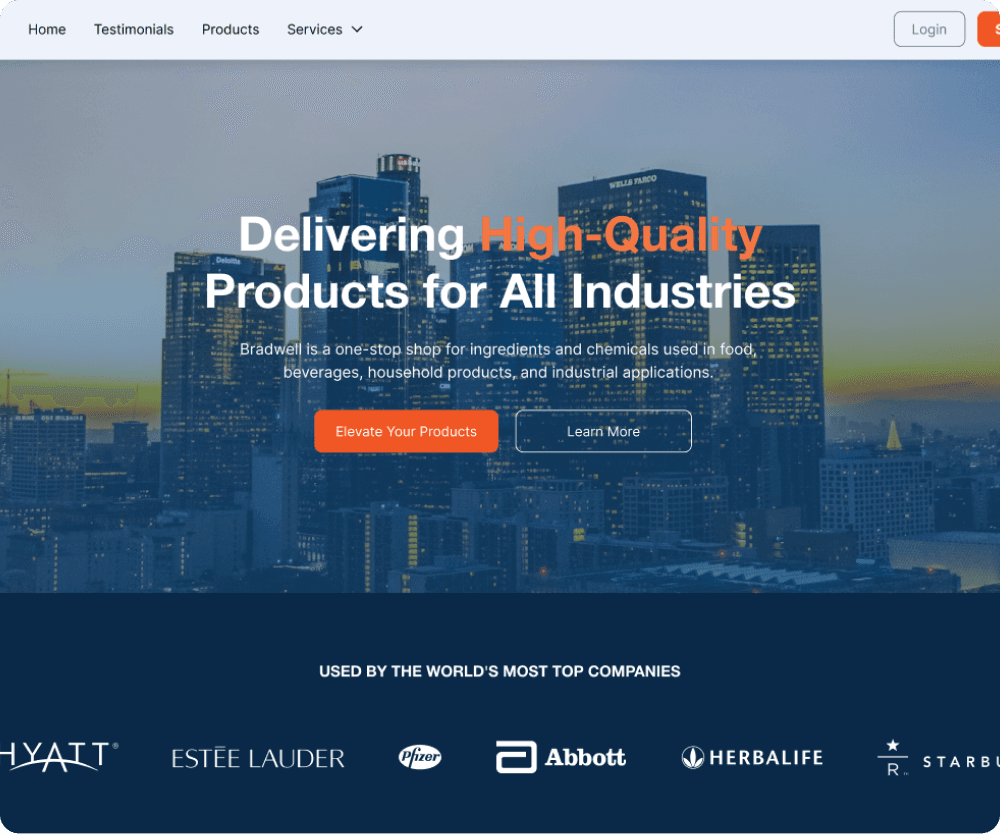 Bradwell corporate website