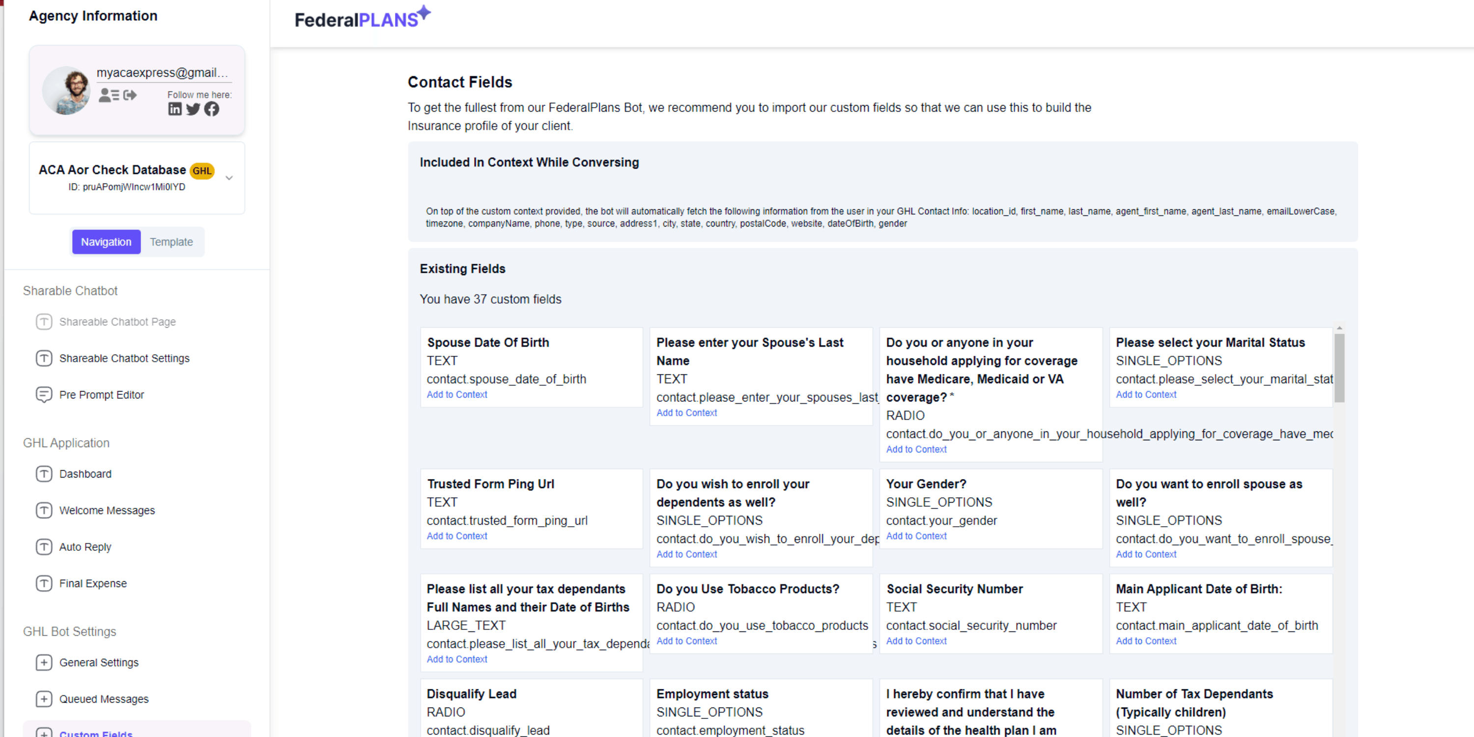 Agentsly chatbot platform