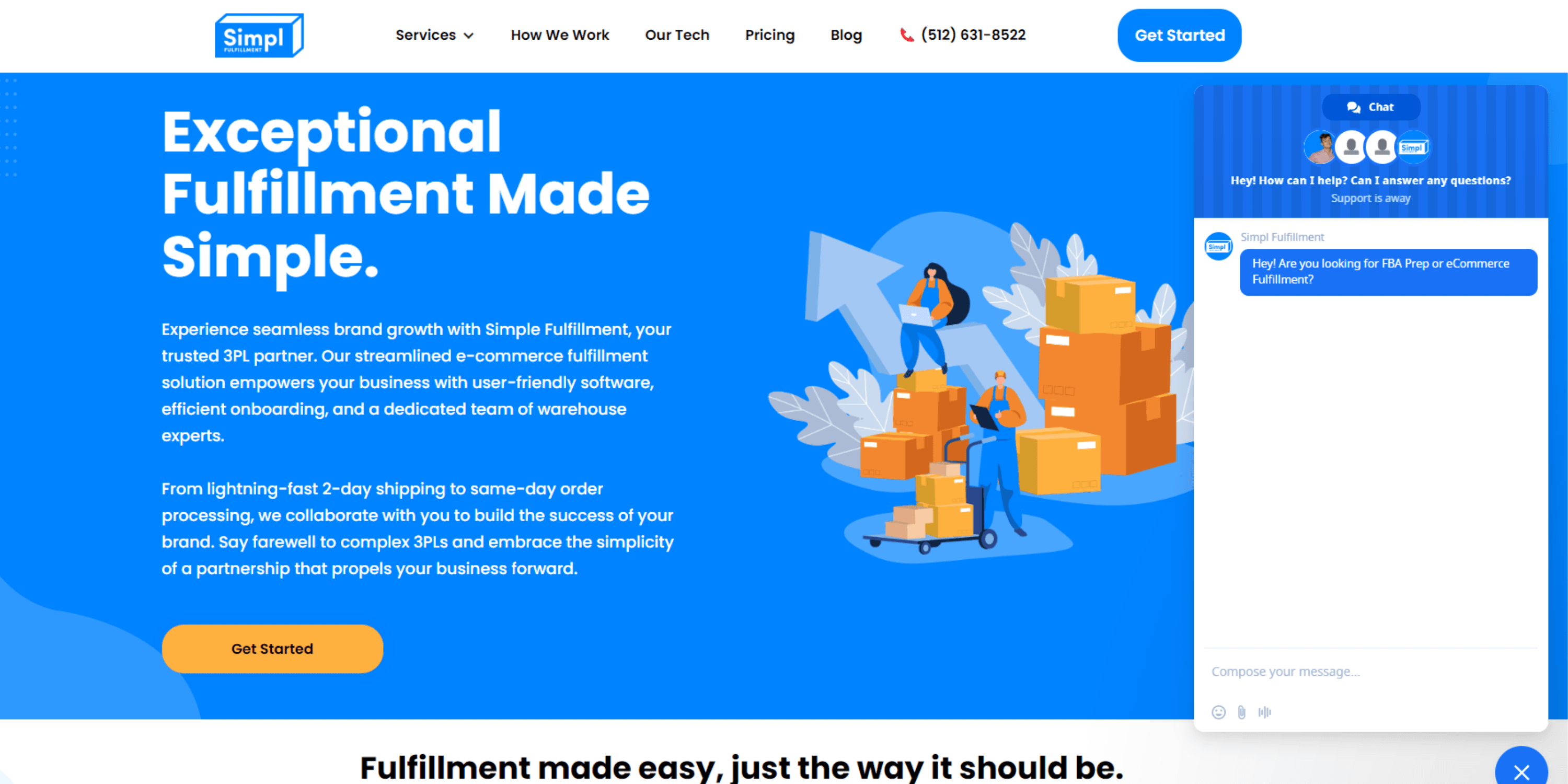 Simpl Fulfillment platform