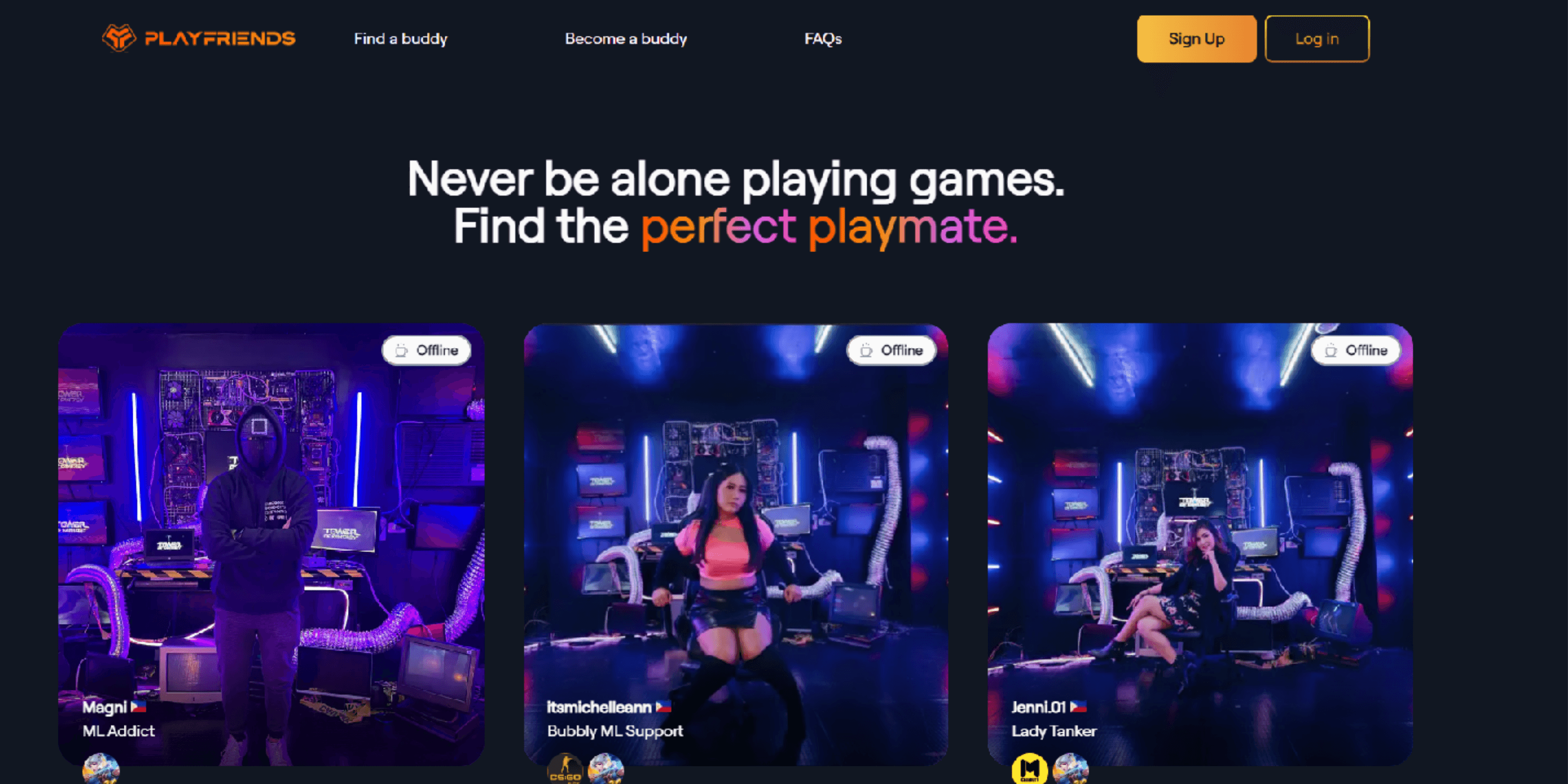 PlayFriends gaming platform