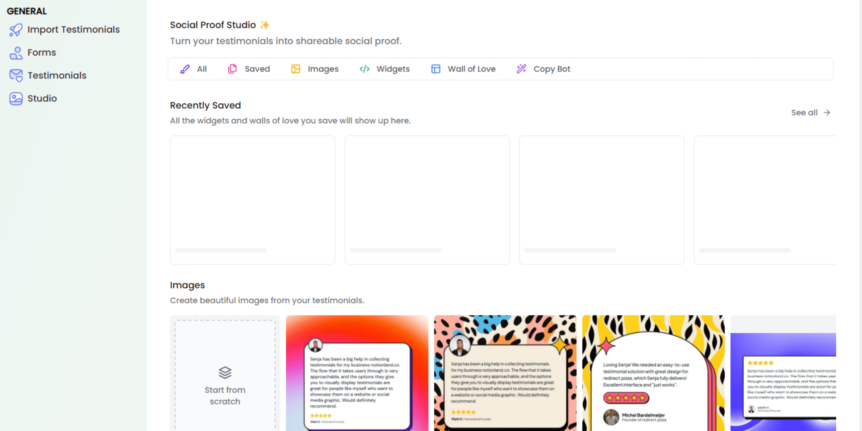 RecDeer Dashboard